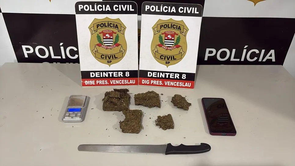 Monitoramento policial prende homem em flagrante por tráfico de droga no Jardim Ipanema
