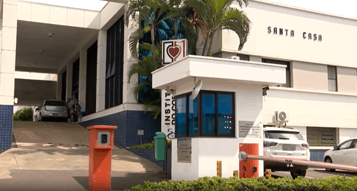 Vítima estava internada na Santa Casa de Misericórdia.