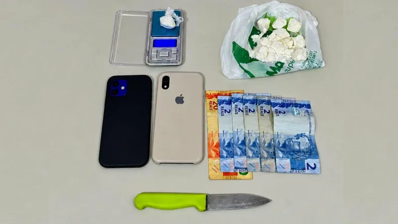 Envolvido disse que venderia os entorpecentes.